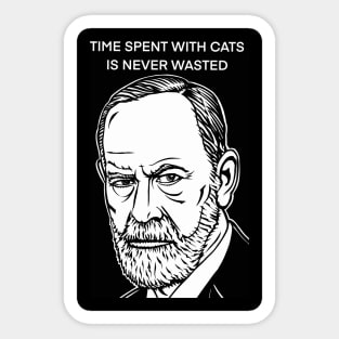 SIGMUND FREUD quote .7 - ink portrait Sticker